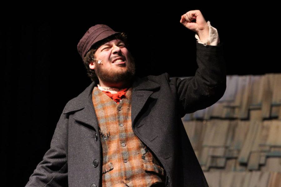 Senior Trace Gloriosos Tevye is the main character, a milkman whose desire to follow tradition conflicts with his daughters desire to marry.
