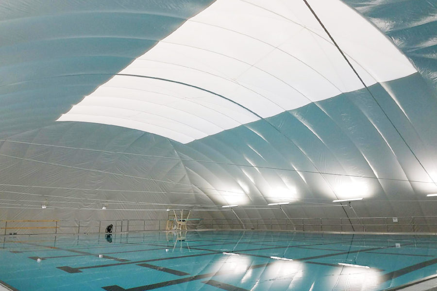 The presence of the districts new natatorium has motivated middle school students to tryout for the swim team.