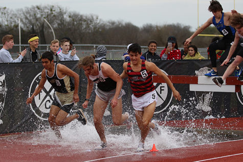 Track participating in Dan Christie Relay at Prosper
