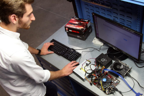 Students designing alternative to popular gaming consoles