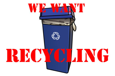 Environmental club president Jerad King hopes to bring recycling back to the city of Lucas.