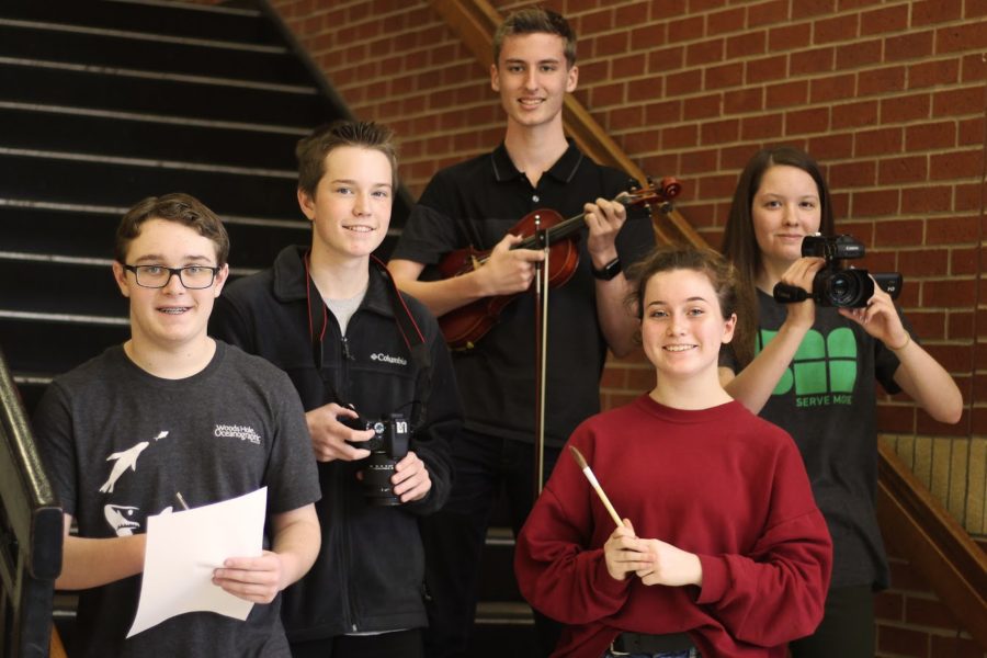 Four freshmen and one sophomore to compete in categories from music to literature. 