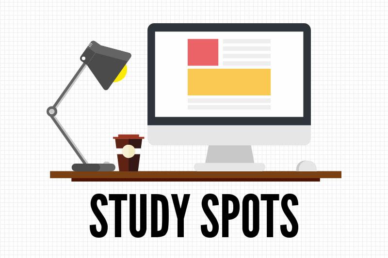The best places to study around town are ranked based on their noise level, wifi speed and overall environment. 