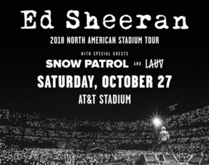 Staff to give away tickets to see Ed Sheeran