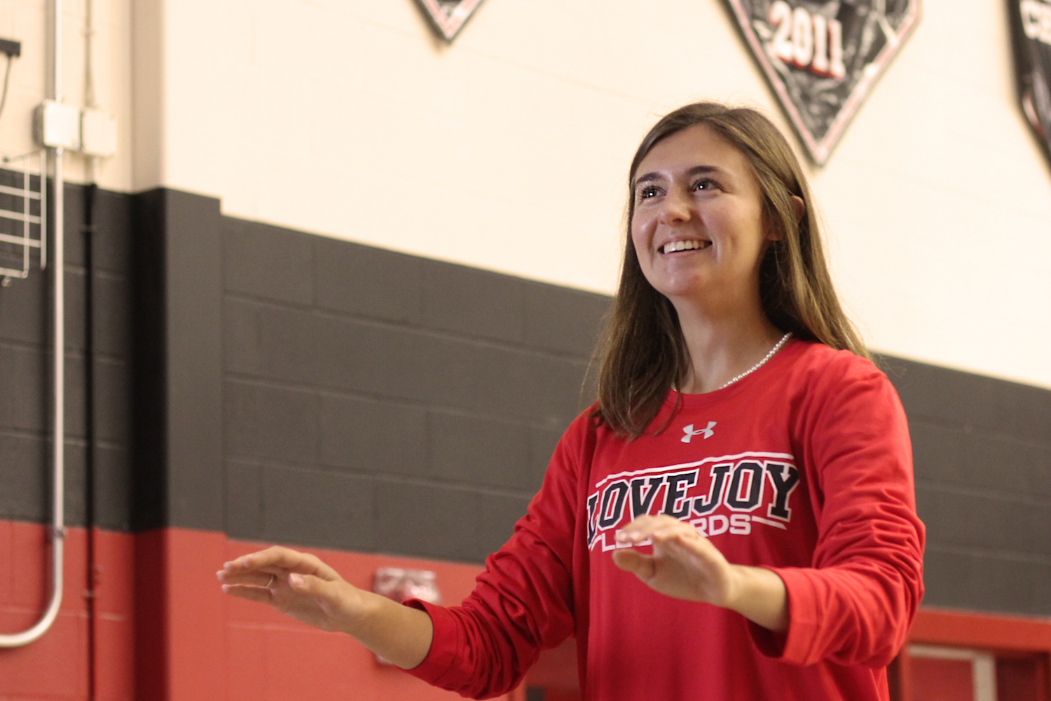 Junior Lily Hager has always been part of pep rallies as a member of the band. She loves the spirit that pep rallies create among students.