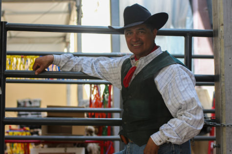 Jerry Diaz is a fourth generation house trainer and comes to the State Fair of Texas from New Braunfels with his wife and son. 