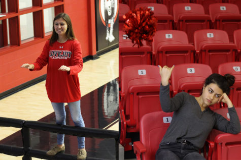 Two sides of pep rallies