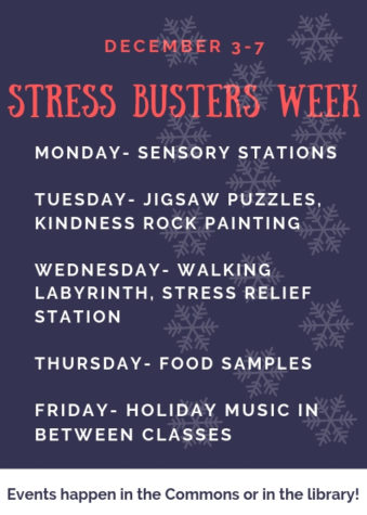 ‘Stress Busters’ week to be held Dec. 3-7