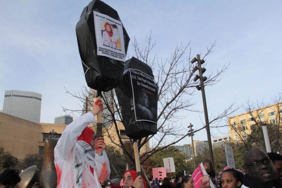 Two Palestinian women defend free speech and equal treatment of the sexes. 