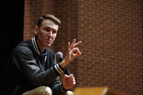 Speaker grabs students’ attention at assembly