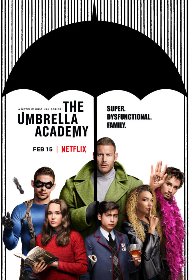 The Umbrella Academy is the latest in superhero offerings from Netflix.