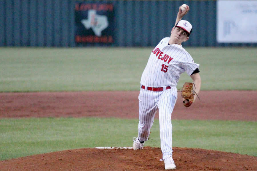 Junior Harrison Durow throws a pitch in Tuesday's game against Princeton.