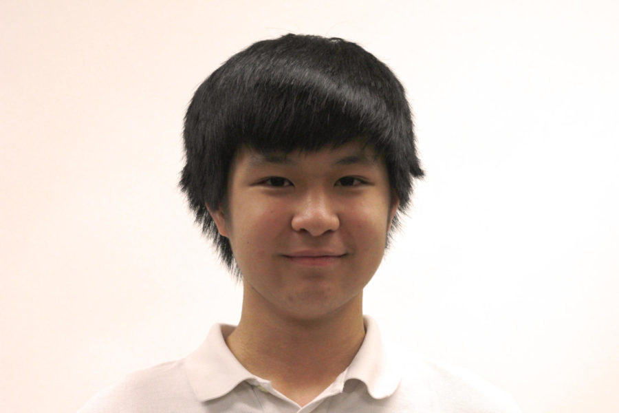 Sophomore Andrew Mao, President