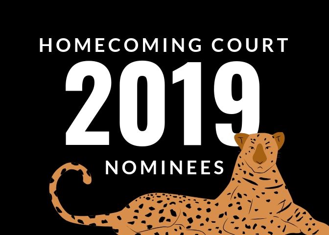 The 2020 Homecoming King and Queen will be announced at the home football game, Friday at 7. 