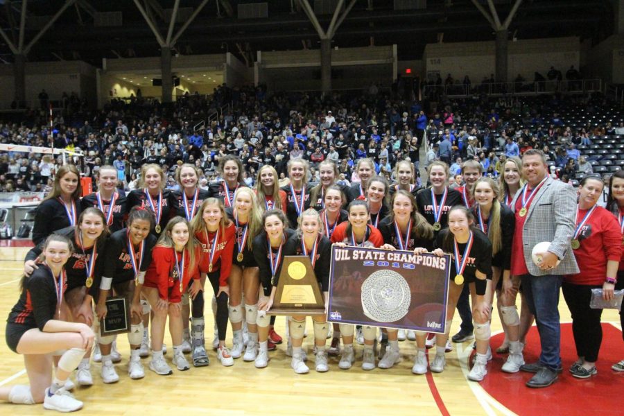 The volleyball team won their 7th UIL state championship Nov. 23. Their win marked the first state championship since their 2014 season. 