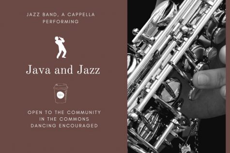 The Java and Jazz concert will take place on Feb. 28 from 6:30 p.m.-7:30 p.m. in the commons.
