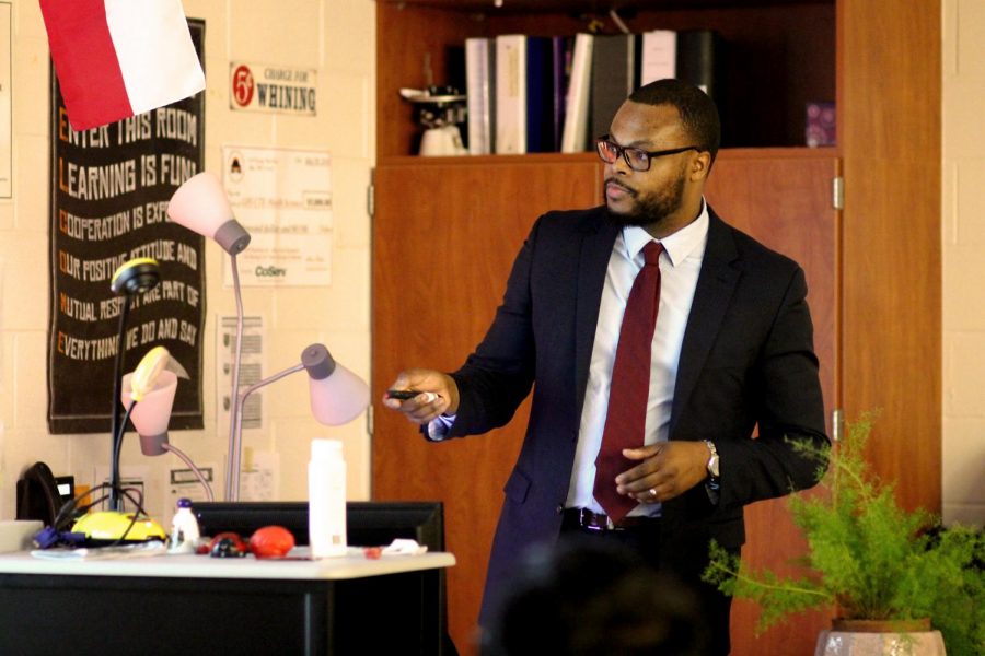 Lovejoys biotech and HOSA clubs hosted Doctor Antonio Webb on Feb. 19. Doctor Webb tells the students his life story and what it takes to become a medical professional.