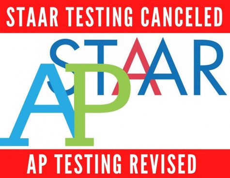 The STAAR tests are cancelled for the 2019-20 school year. Additionally, AP exams have been altered to focus on short answers and essays.