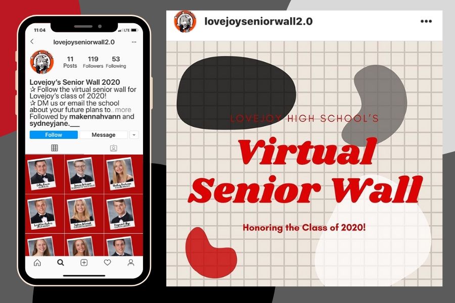 Student council members find a new way to honor seniors with an Instagram account. The account was created in place of the wall in the library, which displays seniors' college decisions. 