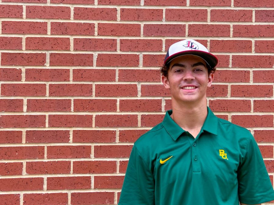 Junior+Kolby+Branch+recently+committed+to+Baylor+University+to+play+baseball.+Branch+plays+as+a+middle+infielder+and+a+third+baseman+for+the+Leopards.+