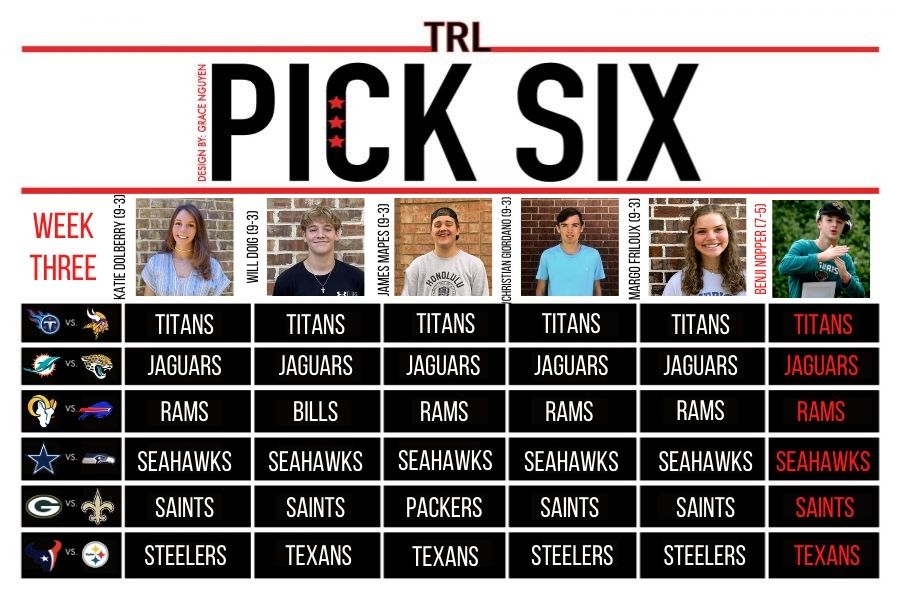 Pick Six: Experts tied up