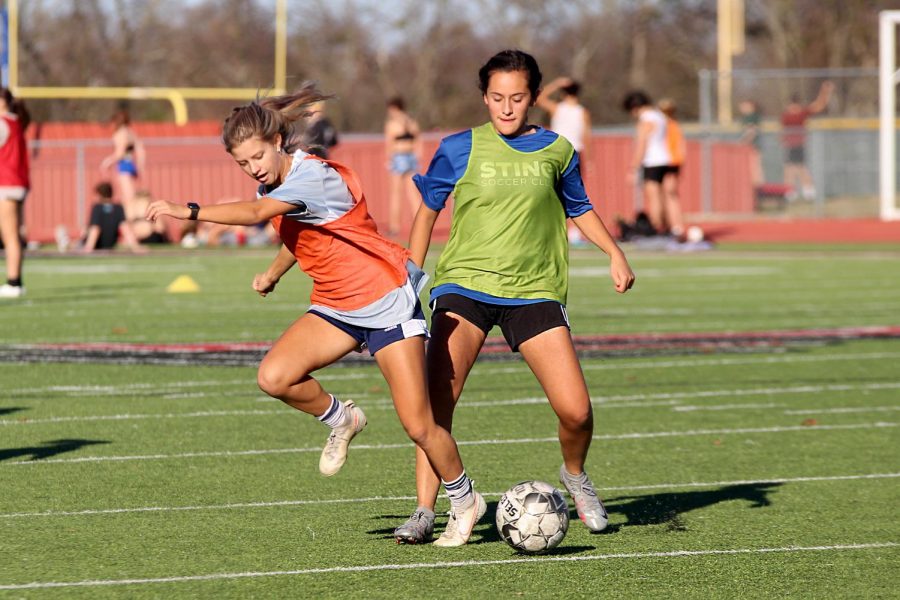 Girls soccer team seeks district championship