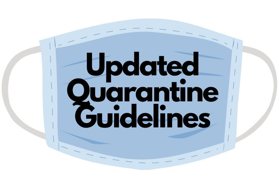 The school released an email updating district families and staff about quarantine guidelines for those who have been in close contact with COVID-19.