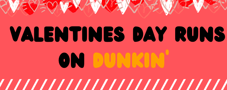 In the spirit of Valentines Day on Feb. 14,  TRLs editorial board tried the a few special treats from Dunkin Donuts. The four items taste tested were the Brownie Batter Donut, Cupids Choice Donut, Mocha Macchiato and Pink Velvet Macchiato.