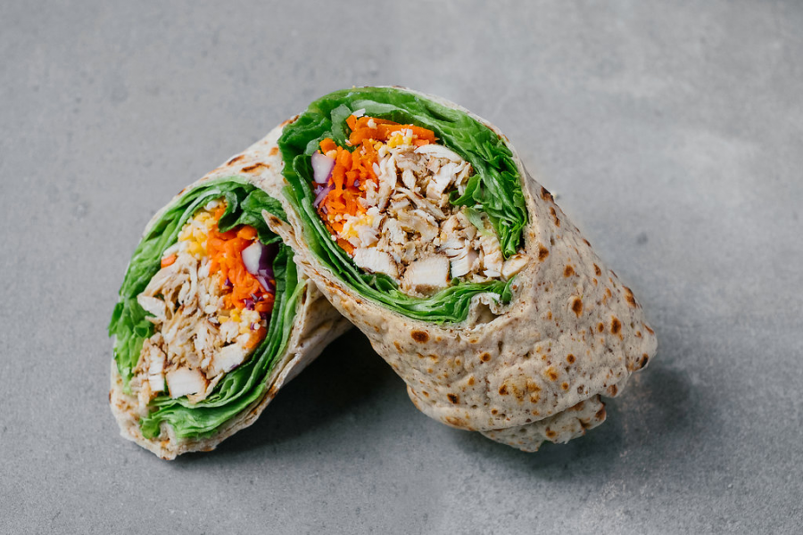 Chick-Fil-A offers grilled chicken and salads as healthy alternatives. Bouldin's favorite is the Grilled chicken cool wrap.