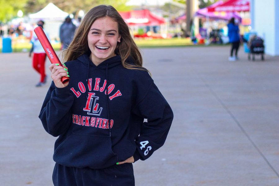 Sophomore Chloe Schaeffer was one of the four members on the 4x400 meter relay team to advance to state. Schaeffer is the first-leg runner for the relay team. 