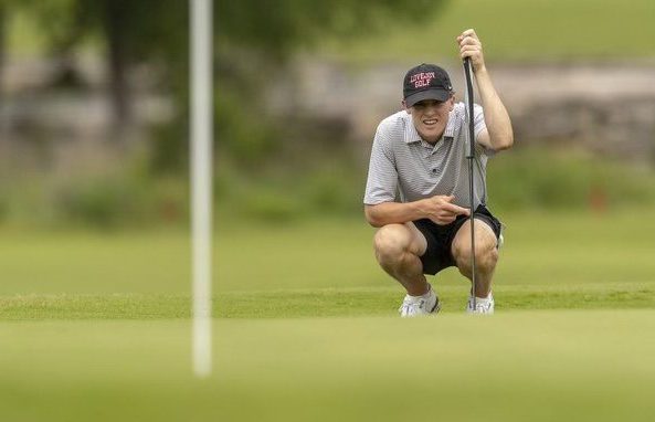 Senior Jay Pabin competed in the state golf tournament. Pabin will be playing for the Colorado State University.