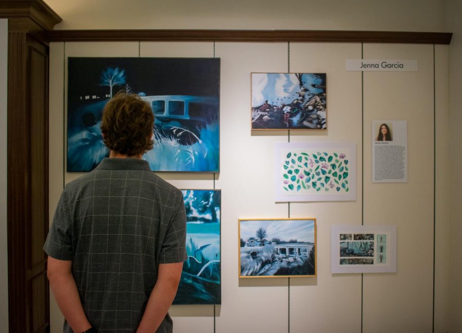 On May 15th, the high school had its 11th annual AP Visual Arts studio exhibit. Community members came to view the work that students had created.