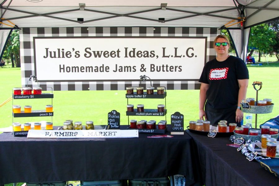 Julie+Jillo+started+her+homemade+jam+business+three+years+ago.+Jillo+plans+on+selling+salsa+soon+as+well.