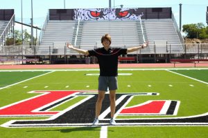 Sophomore wide receiver Parker Livingstone is a new varsity member from J.J. Pierce High School. Livingstone plans to continue his football career in college.