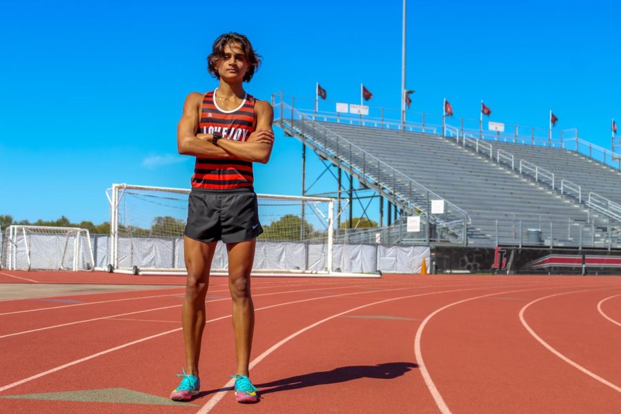 Senior cross country runner Rohan Sharma placed third at the district meet. Sharma also achieved a personal record at this meet.