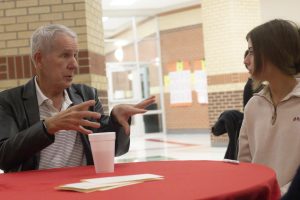 TRL's Calla Patino and Sarah Hibberd interview Captain Robin Forte of the United States Air Force about his time serving in the military at the Veteran's Day Dinner. Forte and others detail their experiences and give advice to younger generations.
