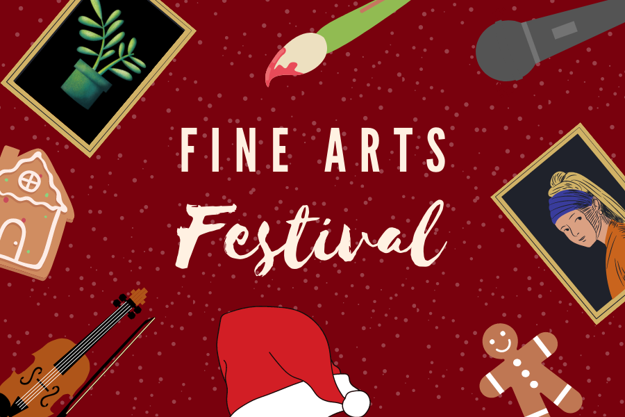 This years Fine Arts Festival is spread out throughout the week rather than a weekend. The festival will start on Tuesday 12/2 and ends Friday 12/10.