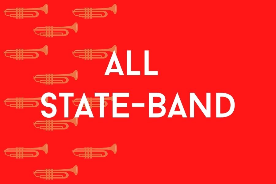Ten students earned a chair in the All State Band convention. They will perform in their respective ensembles in February.