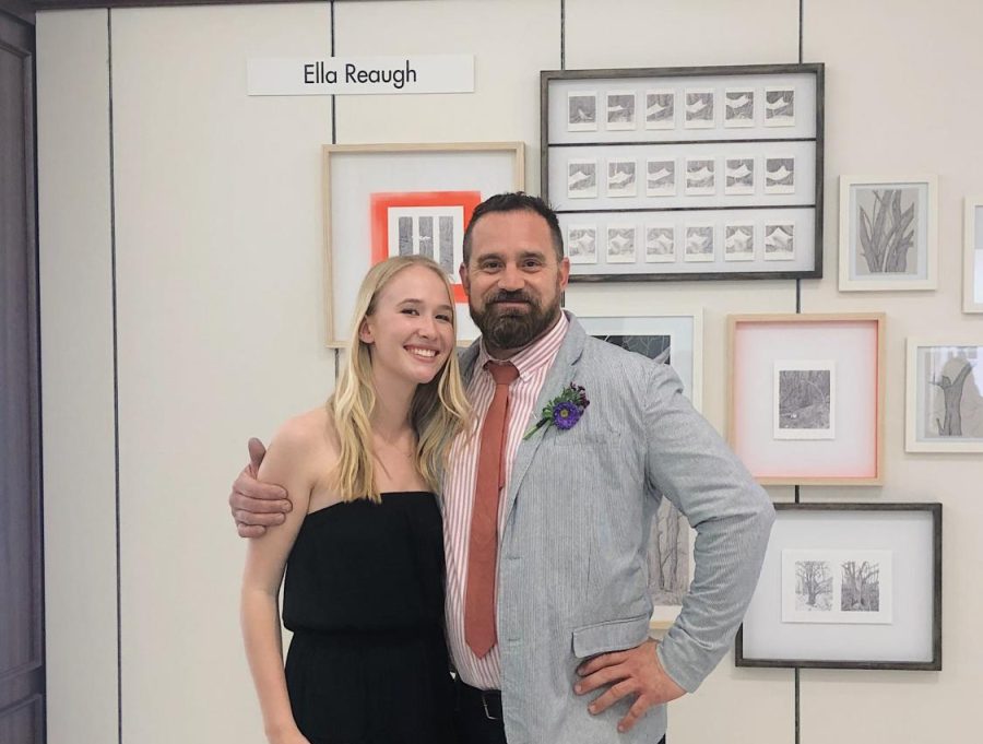 Senior Ella Reaugh was one of three individual artists selected from the group as a nominee for an award as a U.S. Presidential Scholar. Reaughs application will be reviewed by the White House Commision on Presidential Scholars.
