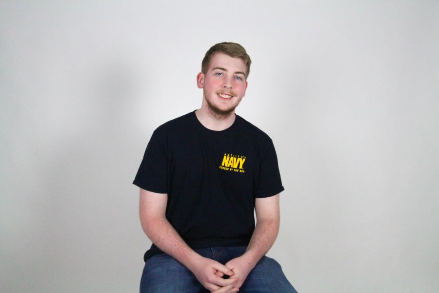 Senior Evan Dailey is joining the Navy after graduation. Dailey will be working on nuclear submarines. 