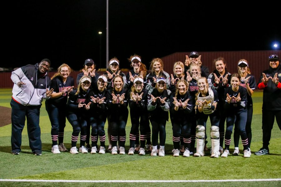 The Leopard softball team will play the Frisco Heritage Coyotes in the bi-district round of playoffs. Their games start tonight. 