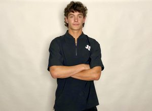 Junior Kyle Branch stands and talks to use about his baseball career. Branch recently committed to play baseball at OU.