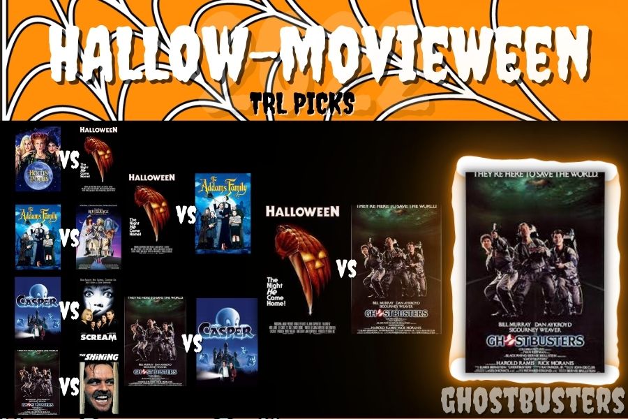 TRL staff picks Ghostbusters to be the best halloween movie out of eight contenders. Halloween the movie was a close runner up. 