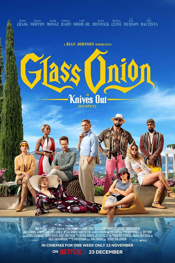 TRLs Eleanor Koehn reviews the new Glass Onion. The movie is full of twists and turns. 