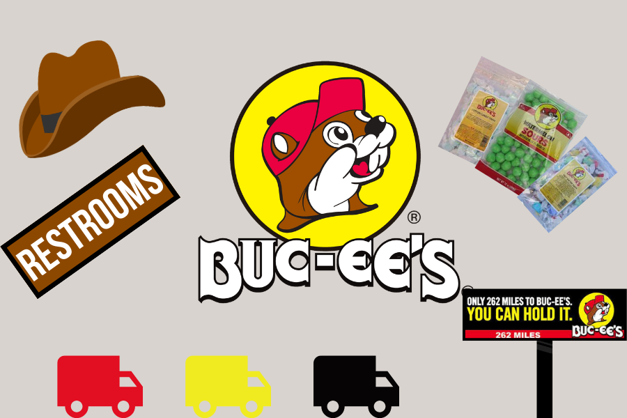 Buc-ee's Foam Football Red/Yellow – Texas Snax