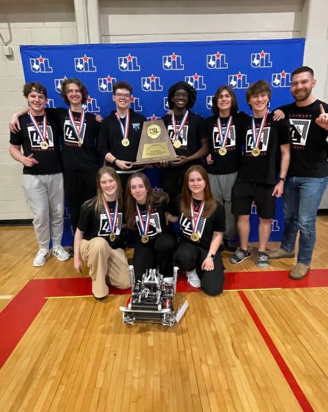 1082R LHS robotics team won Lovejoys  first robotics state championship in school history.
