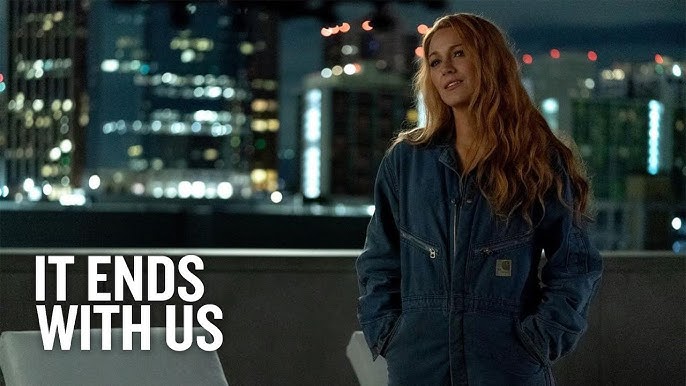 It Ends with Us is a 2024 American romantic drama film directed by Justin Baldoni from a screenplay by Christy Hall, based on the 2016 novel by Colleen Hoover. The film stars Blake Lively alongside Baldoni, Brandon Sklenar, Jenny Slate, and Hasan Minhaj.